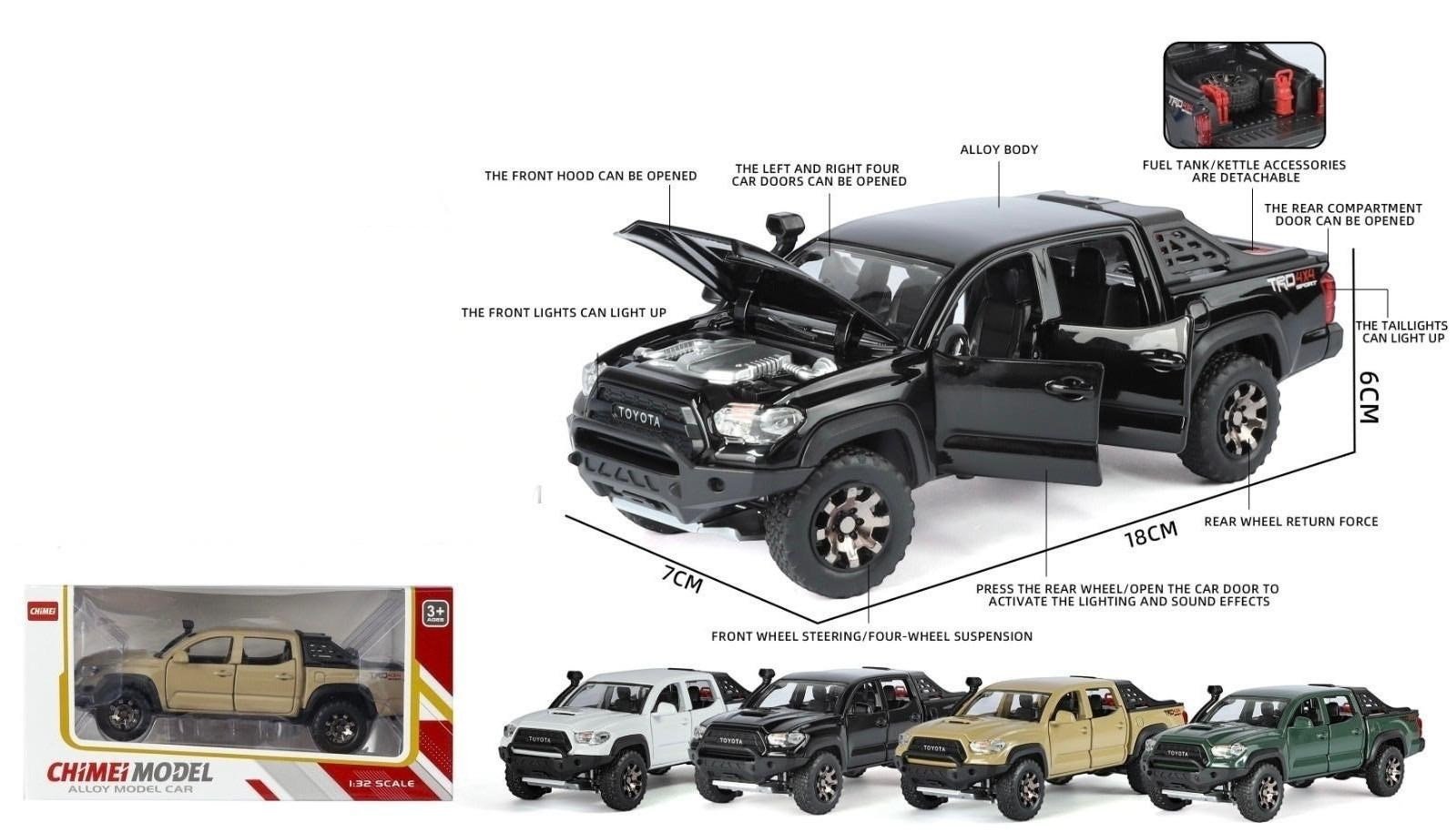 KZL-M343KZL-M343 KUT 1:32 TOYOTA TACOMA 32