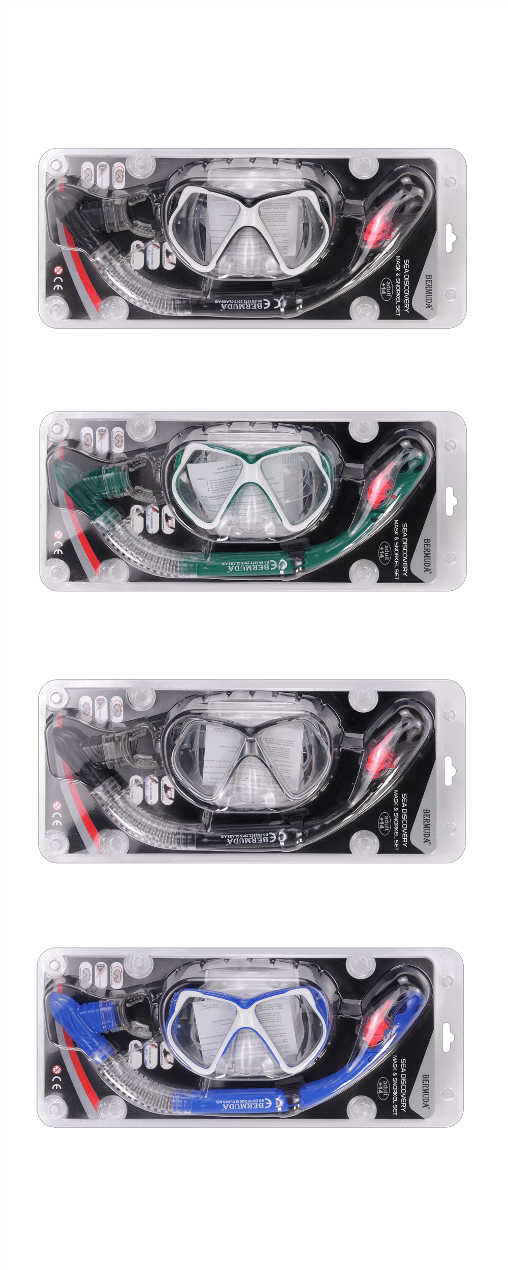 KZLD-AK304-190CS MASKE SNORKEL SET VAK (ICB12) K24