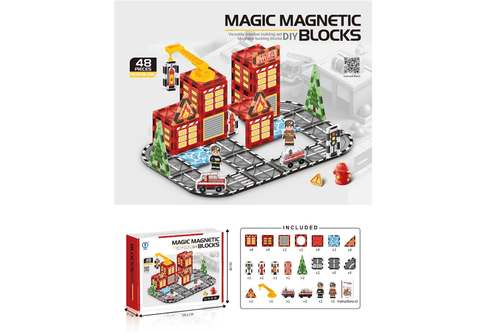 LMN-1819LMN-1819 7Cm ITFAIYE MANYETIK PUZZLE 48 PRC 12