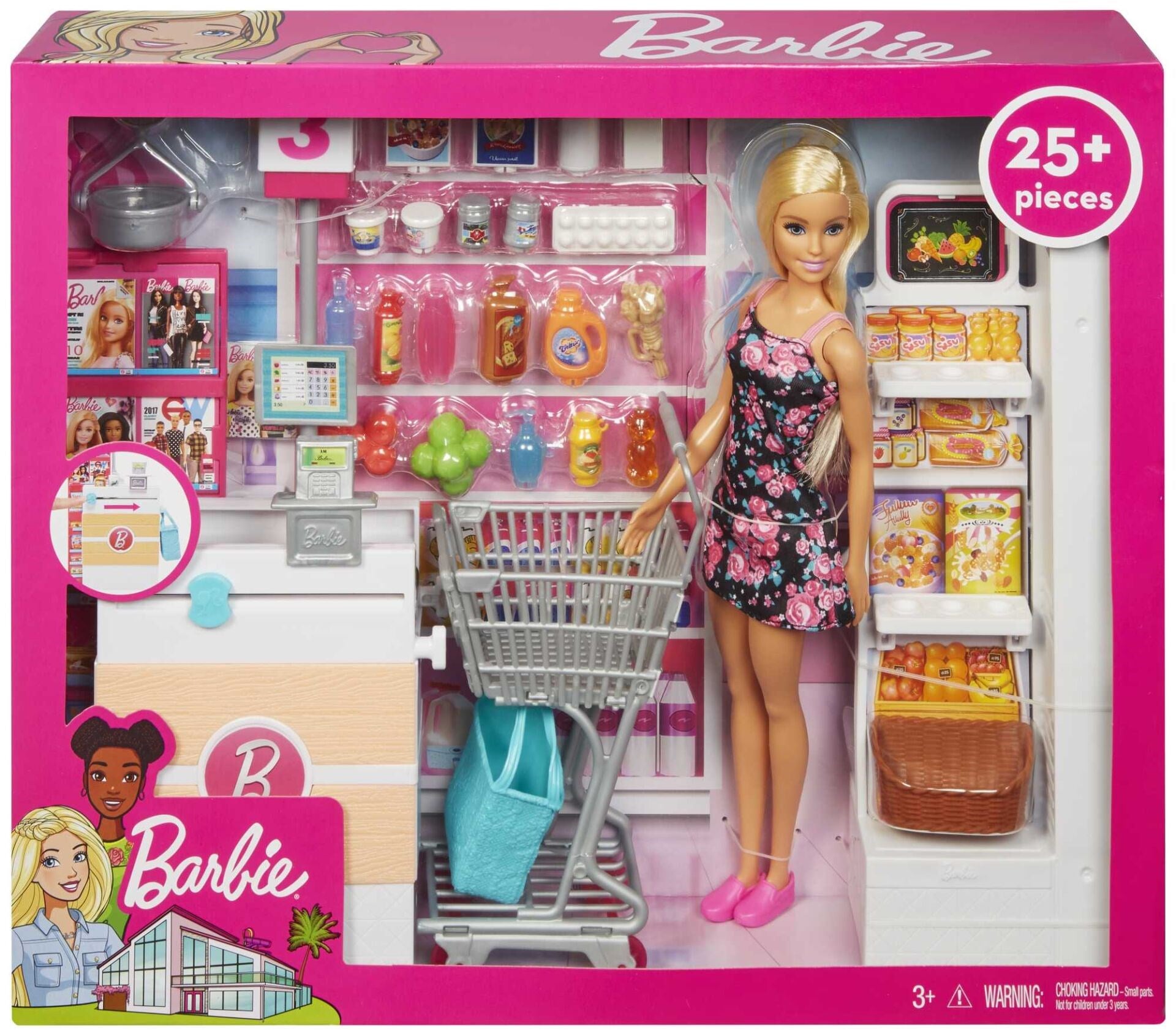 MATE-FRP01 BARBIE SUPERMARKETTE OYUN SETI 3