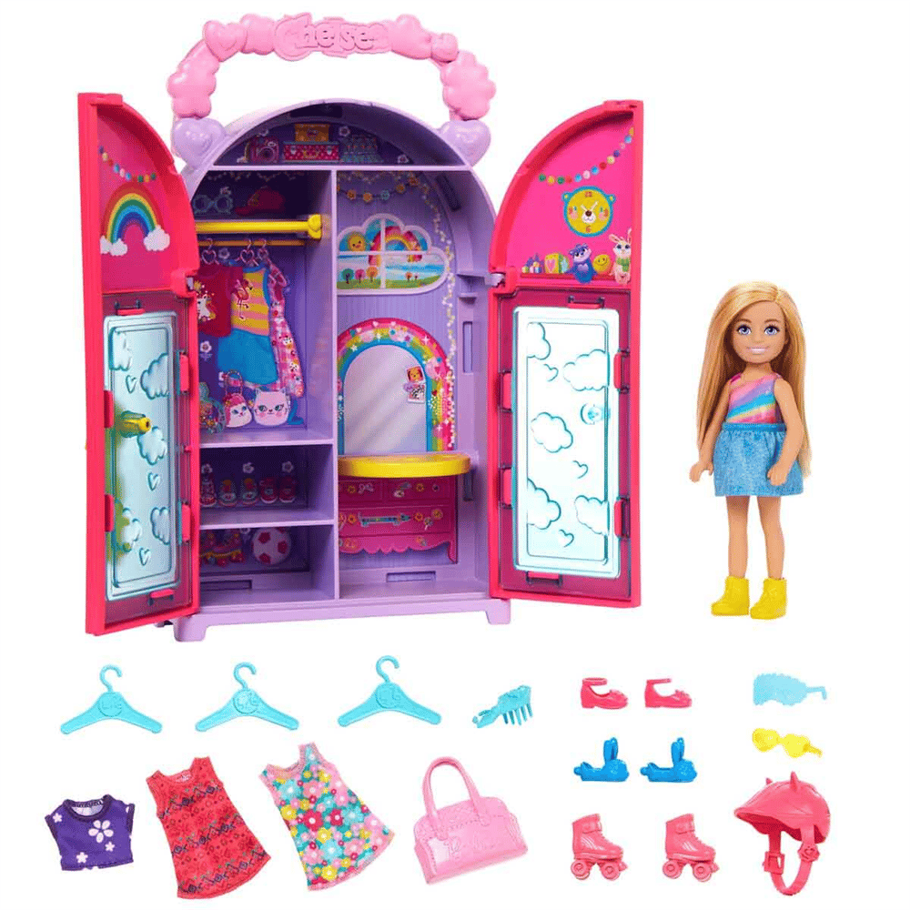 MATE-HXN03MATE-HXN03 BARBIE CHELSEA NIN GARDROBU OYUN SETI 4