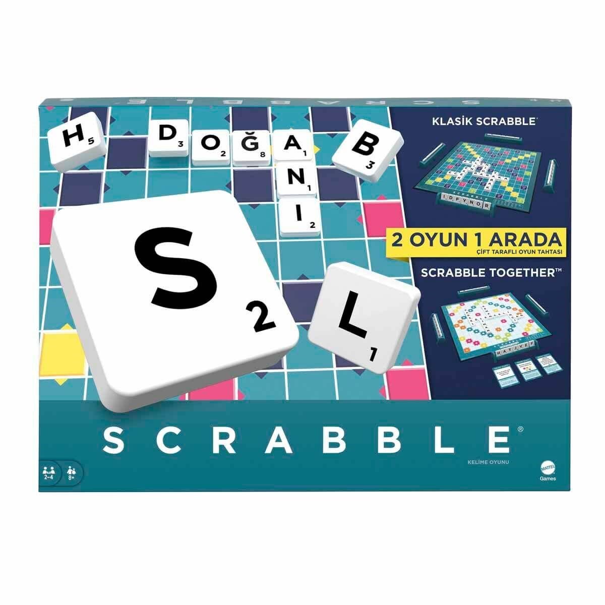 MATE-HXV98 SCRABBLE ORIJINAL 2 SI 1 ARADA TURKCE 6