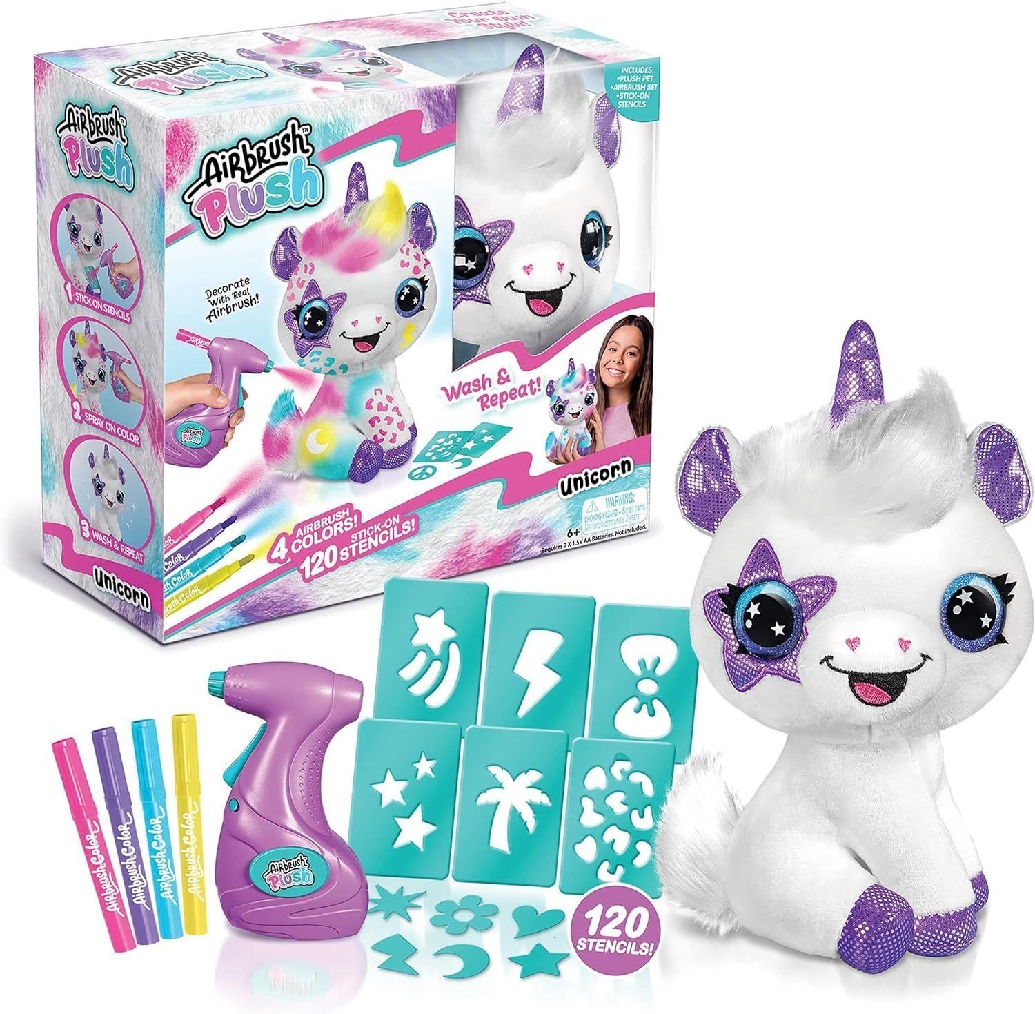 MEGA-FG228 AIRBRUSH PLUSH UNICORN 4