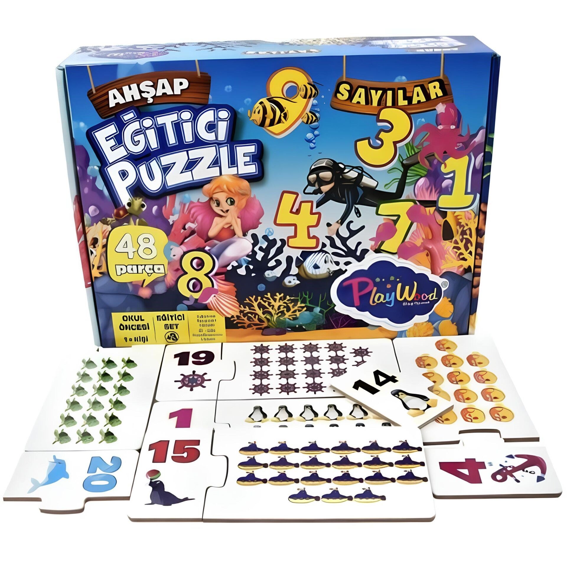 ONY-23 AHSAP SAYI ESLESTIR PUZZLE 48 PRC 24