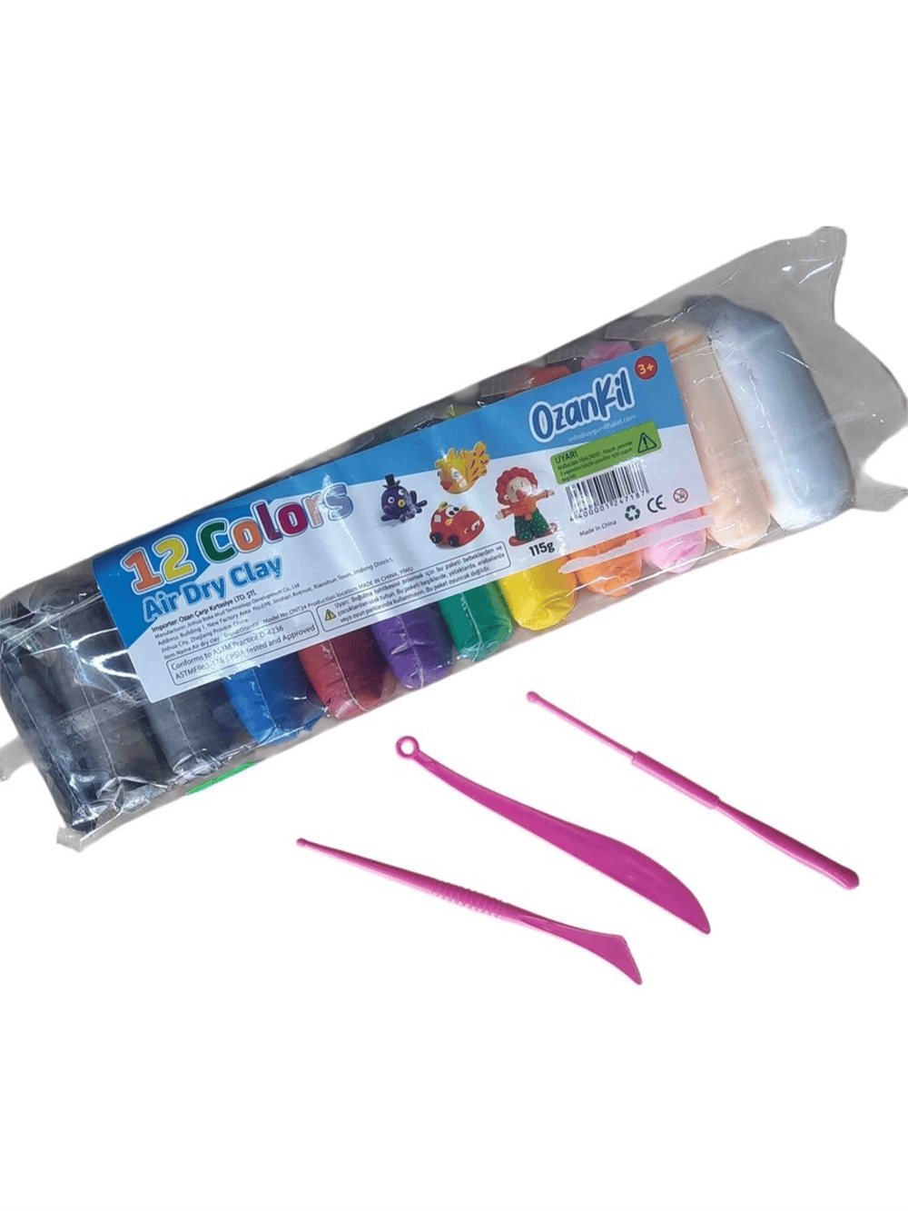 OZAN-247170OZAN-247170 73 GR ZIPLAYAN KİL PAKET 12 LI  332