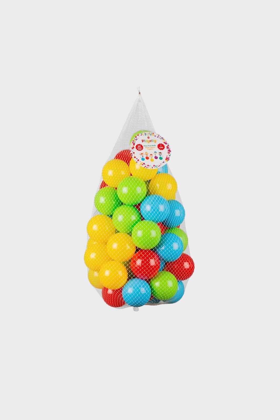 PLYC-7 CM 50 LI FILELI OYUN HAVUZ TOPLARI 12