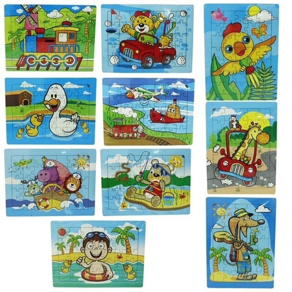 RED-KM5041 KUMTOYS AHSAP YAPBOZ BUYUK BOY 30X40  48-30