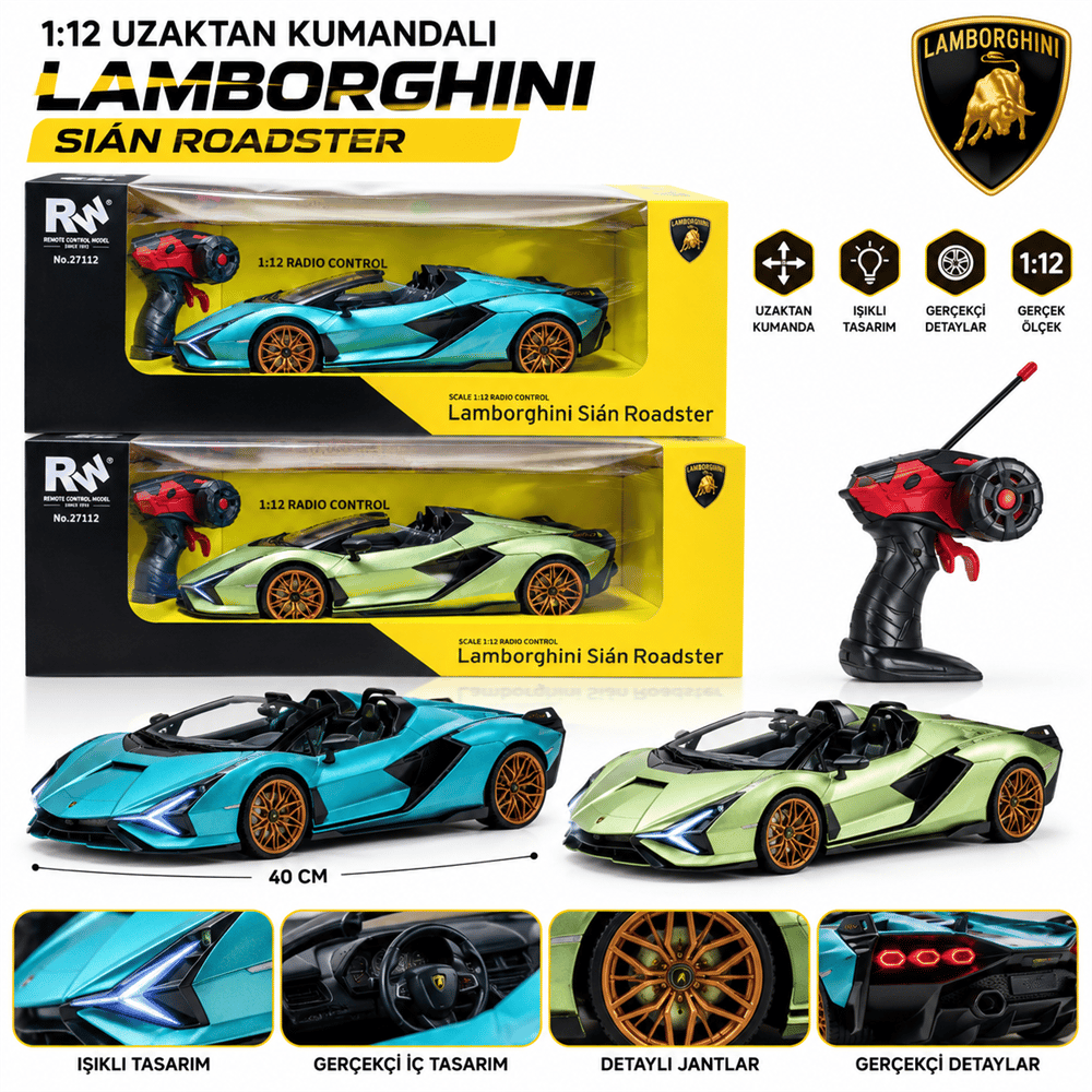 SEH-27112SEH-27112 1:12 LAMBORGHINI UZ KUM ARABA 6