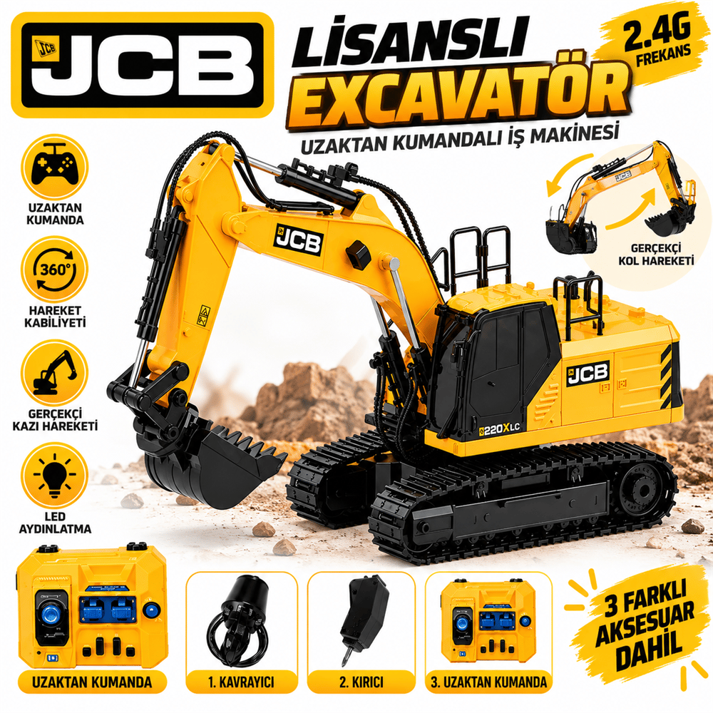 SEH-SH59567SEH-SH59567 2.4G JCB LISANSLI EKSKAVATOR 12