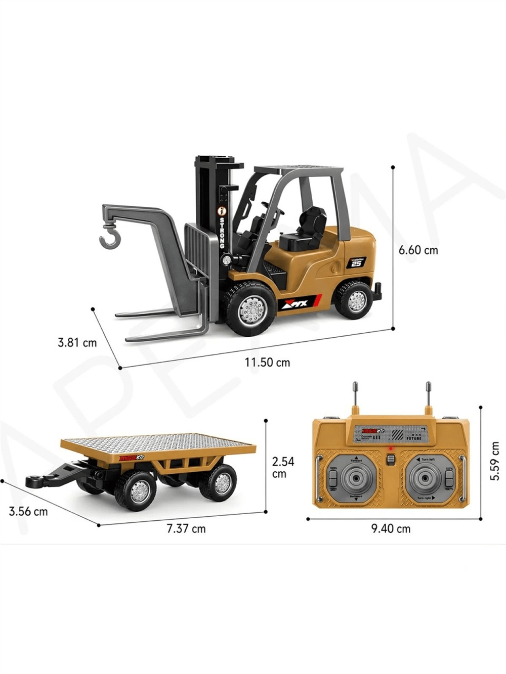 SEH-SH59716SEH-SH59716 2,4 GHZ U/K METAL IS MAK FORKLIFT 30