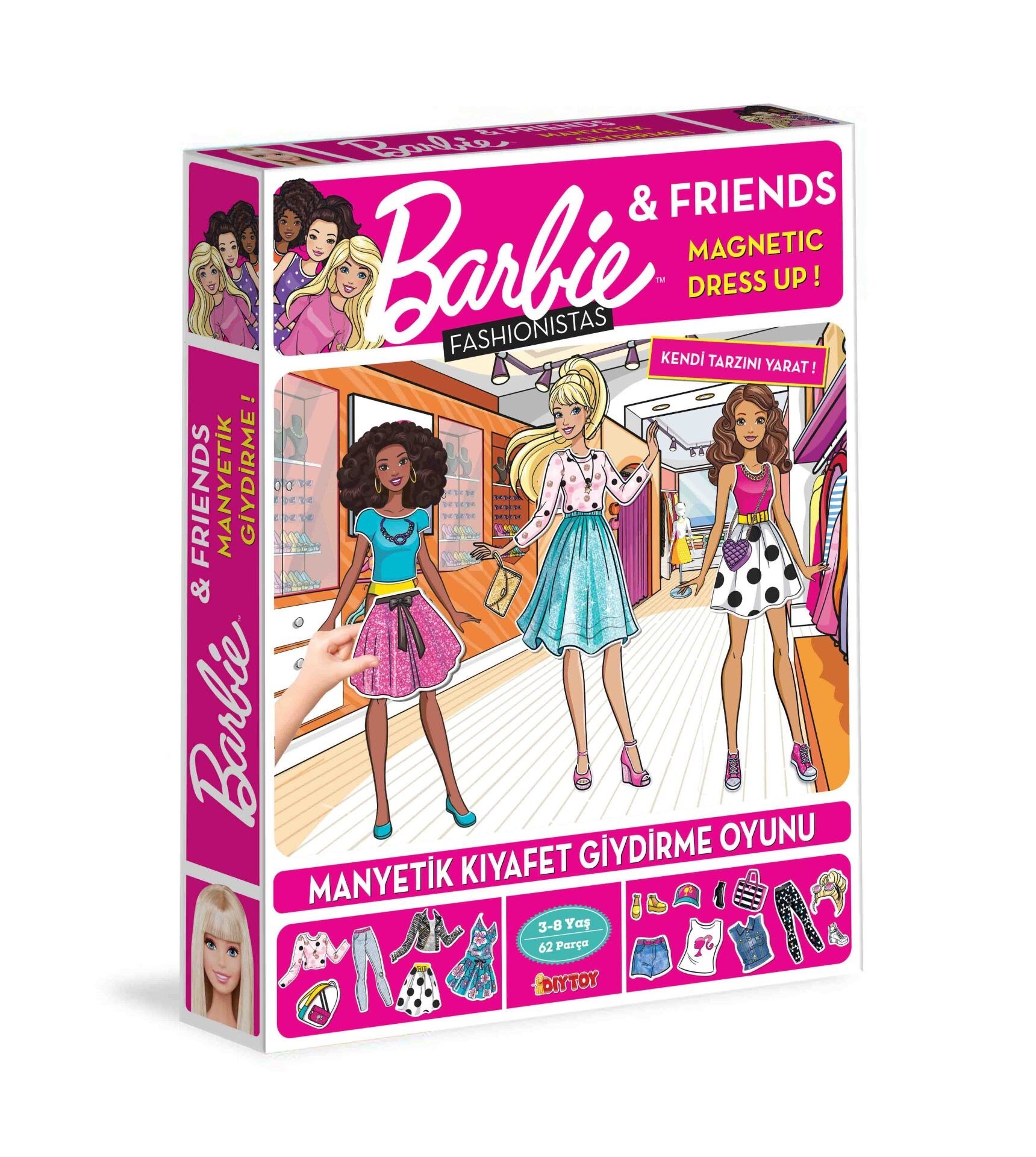 TABA-BRB1901 MANYETIK BARBIE FASHIONISTAS 36