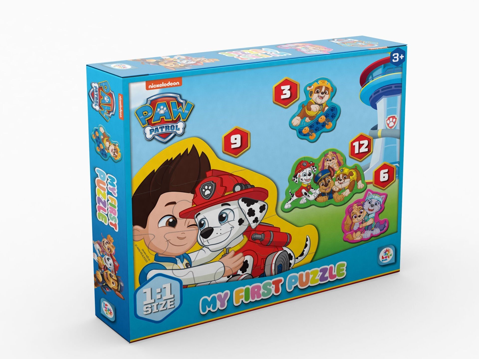 UTKU-PW7932 PAW PATROL BABY PUZZLE 12