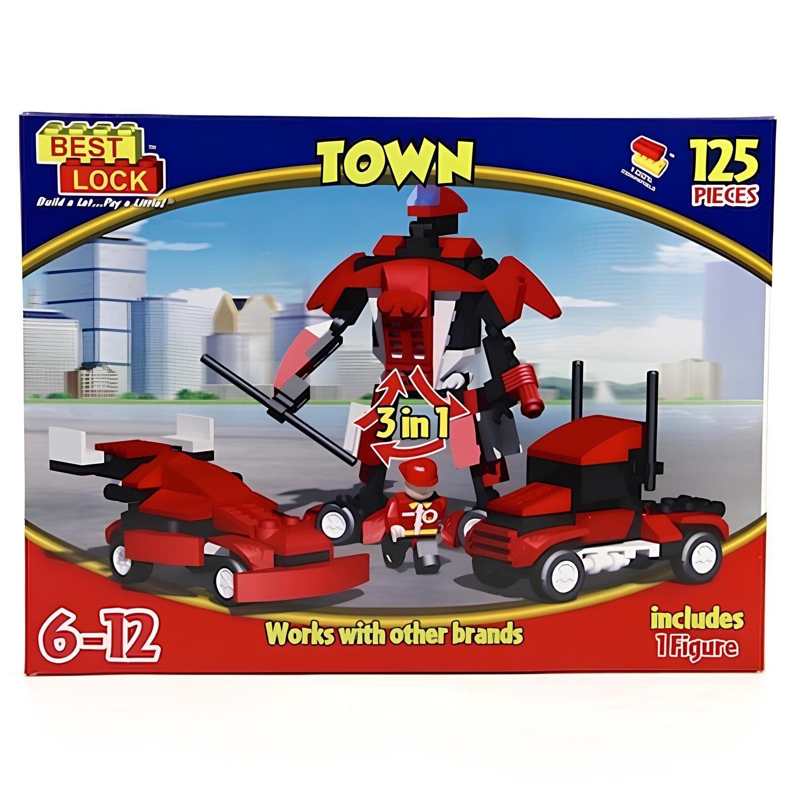 VAR-BL-14309/311/312-B 3 ASORTI YAP BOZ ROBOT ARABA 12