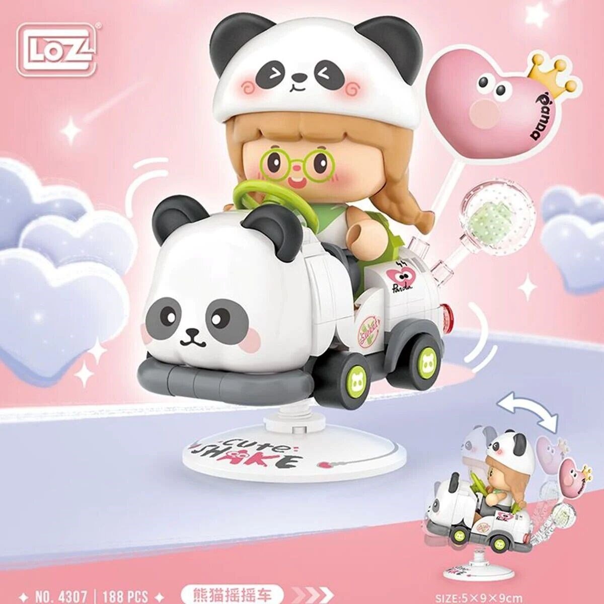 VGN-LZ4307 LOZ PANDA SALLANAN SURUS 188 PARCA BLOCK OYUNCAK 48