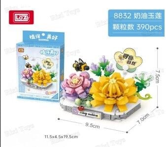 VGN-LZ8832 LOZ KREMSI YESIM LOTUS 390 PARCA  BLOCK OYUNCAK 48