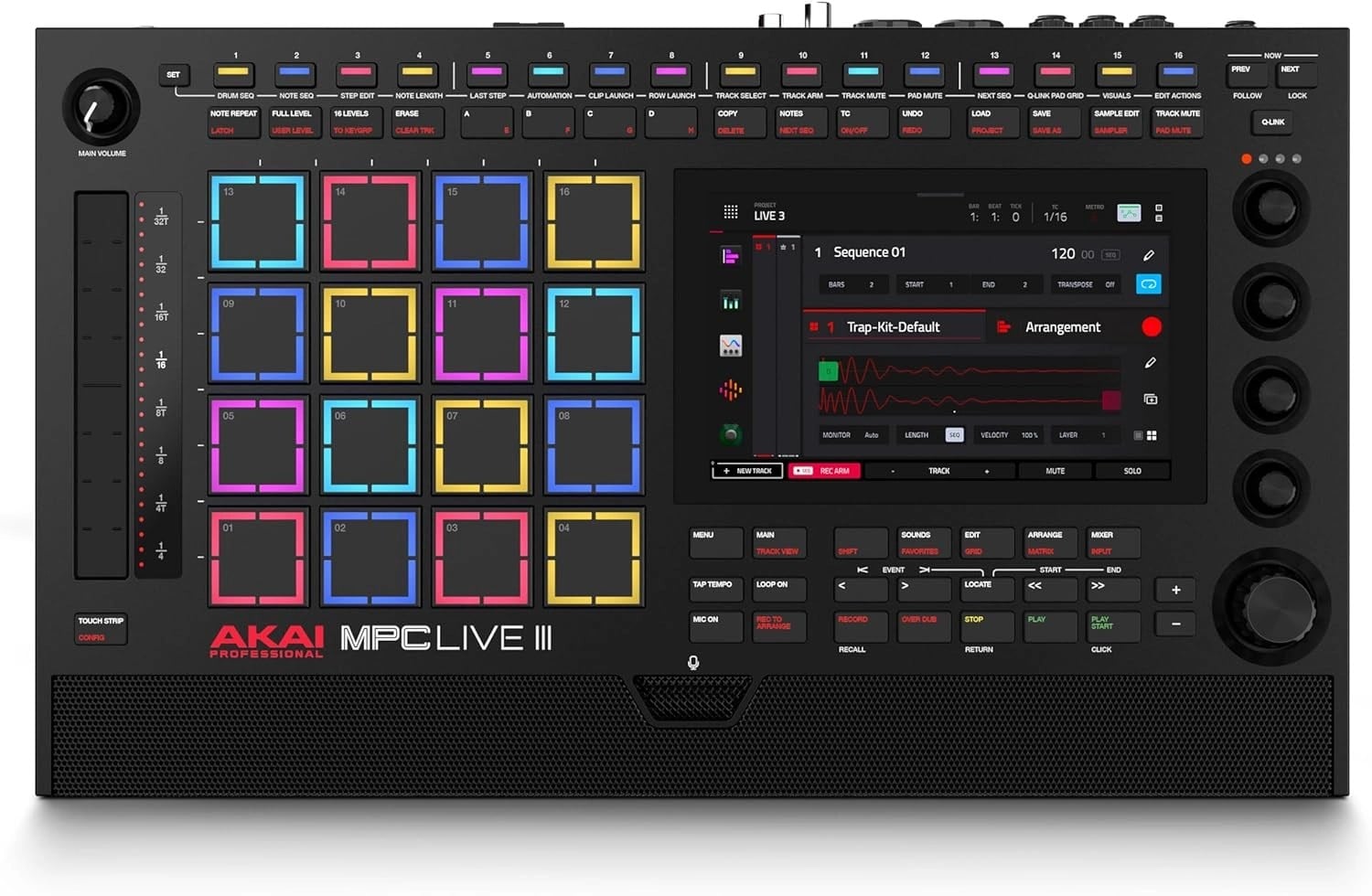 Akai Professional MPC Live III Bağımsız Taşınabilir Müzik Prodüksiyon Merkezi