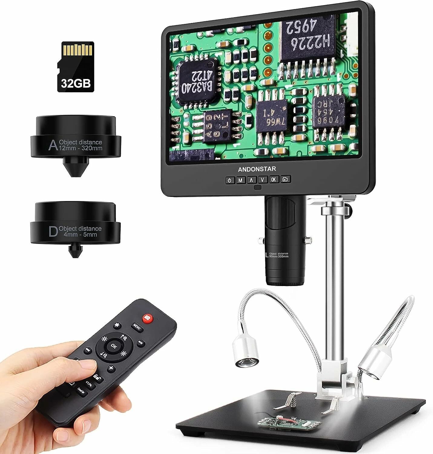 Andonstar AD249S-M 10.1 Inc HDMI Dijital Mikroskop 2000X