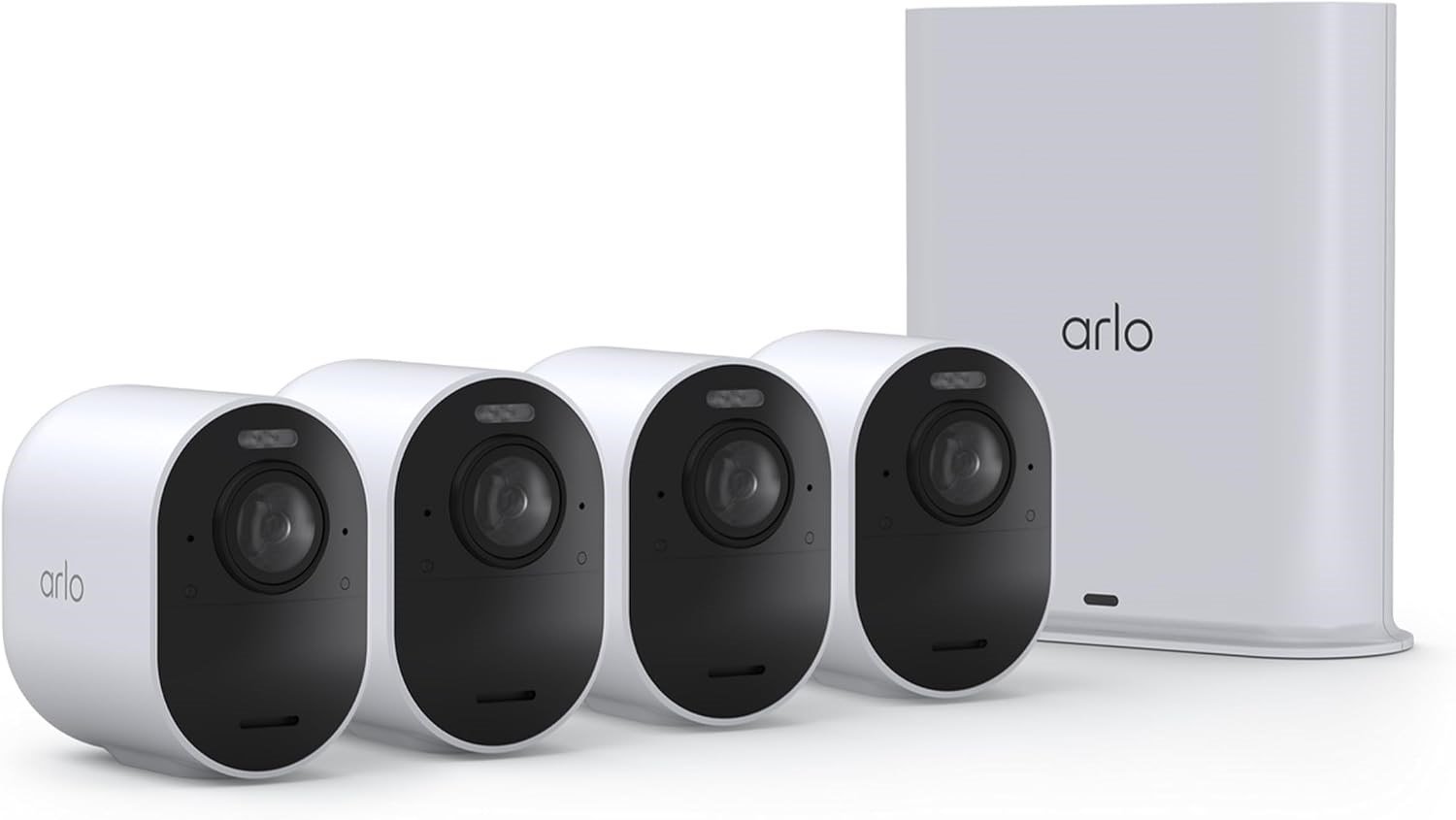 Arlo Ultra 3 Güvenlik Kamerası 4K HDR - Beyaz - 4 Kamera Set