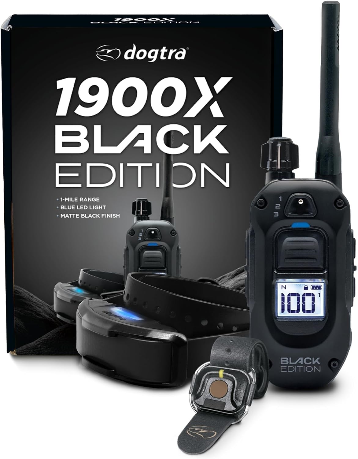 Dogtra 1900X Black - 1 Mil Uzaktan Eğitim E-Collar 20+ Kg Köpekler