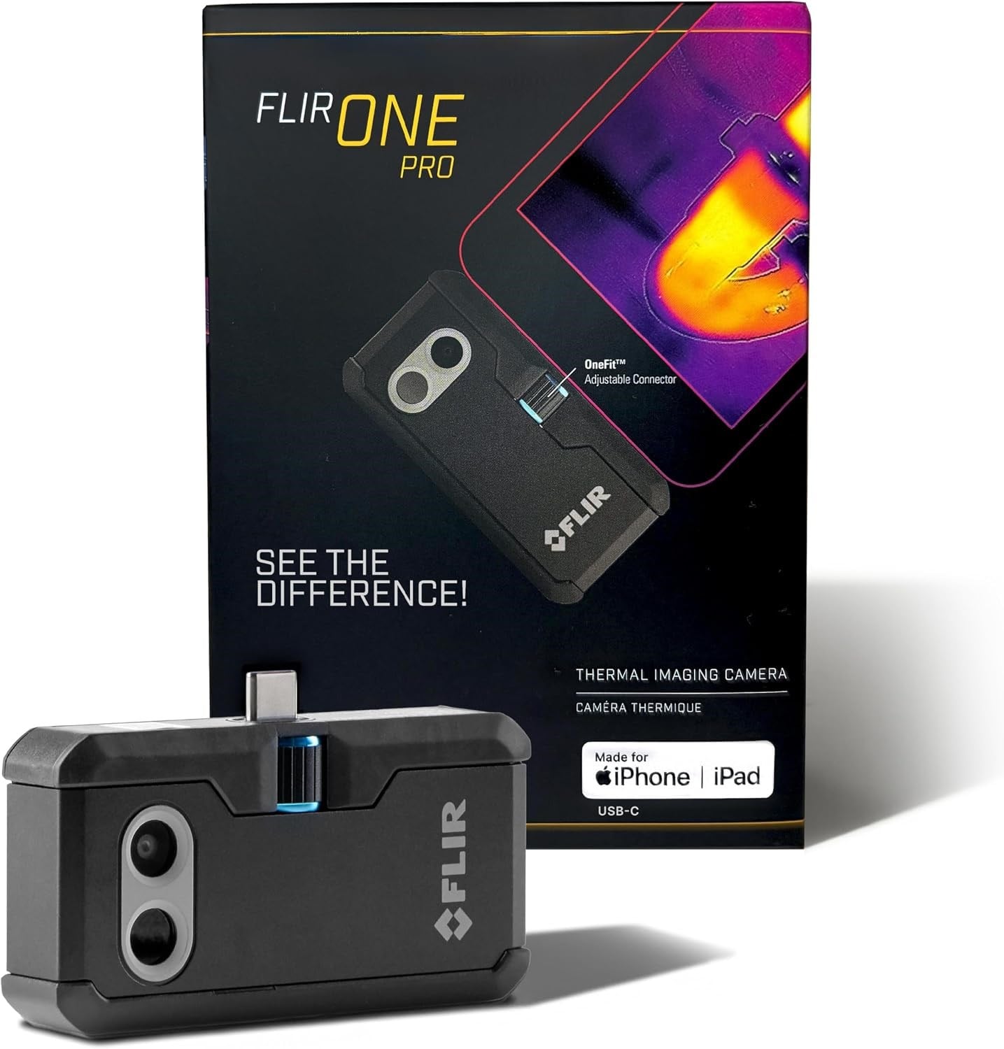 FLIR ONE Pro - iOS Akıllı Telefonlar için Termal Görüntüleme Kamerası 320x240 (Iphone 15 ve Üzeri)