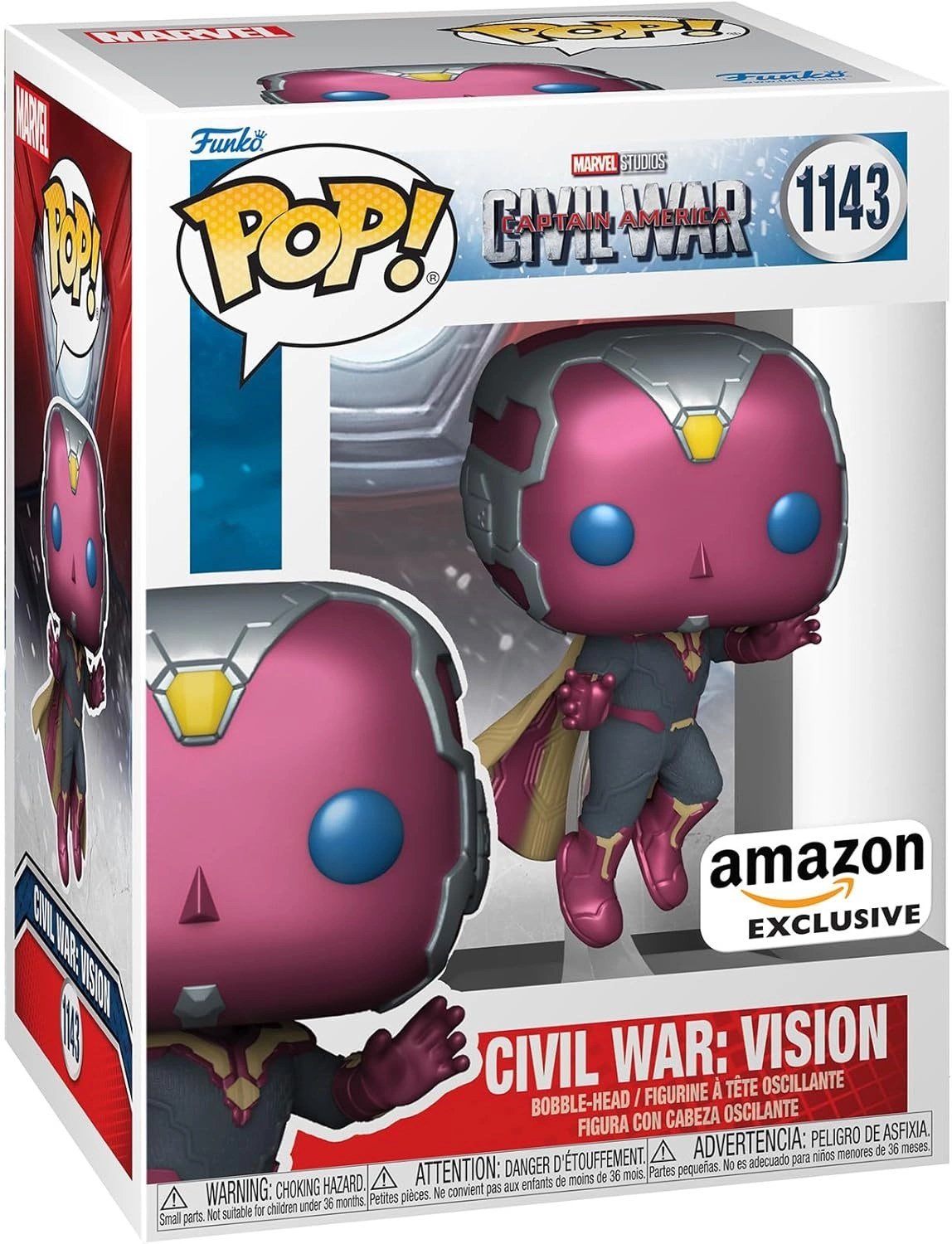 Funko Pop! Marvel: Civil War Build A Scene - Vision