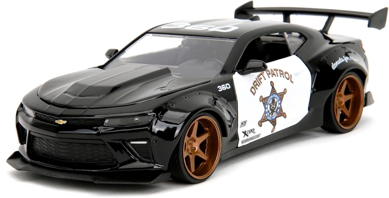 Jada Toys Big Time Muscle 1:24 2016 Chevy Camaro SS Widebody Döküm Model Araba (Kutusu Hafif Hasarlı)