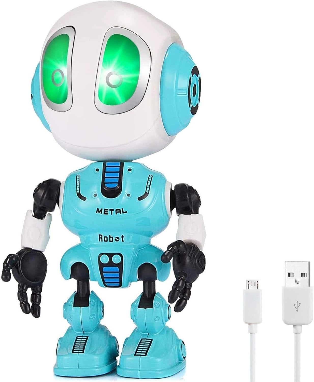 MING YING Çocuklar İçin Konuşan Mini Robot Oyuncak - Söylediklerinizi Tekrarlayan