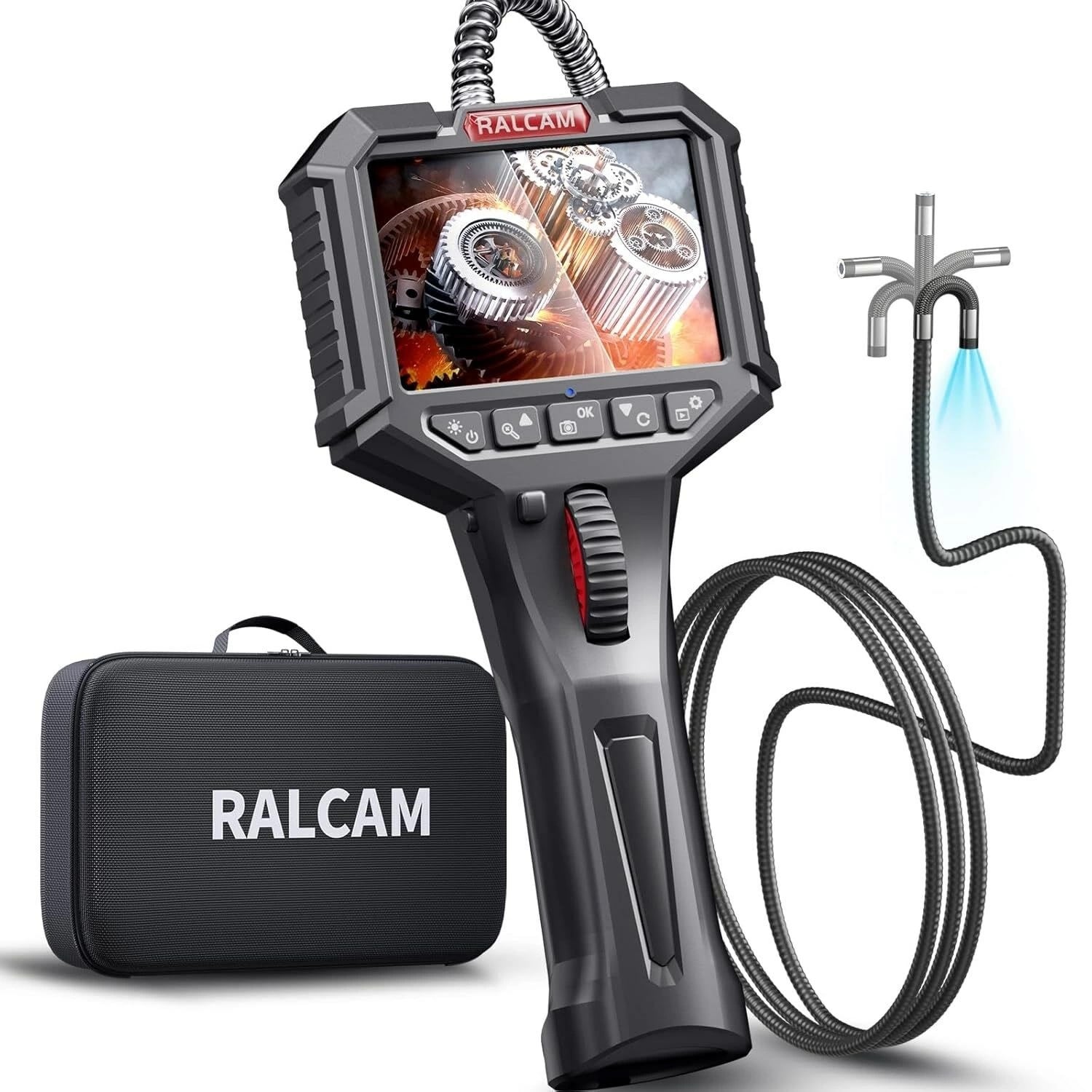 Ralcam 2 Yönlü Eklemli Endoskop Kamerası 8.5mm - 1m Kablo