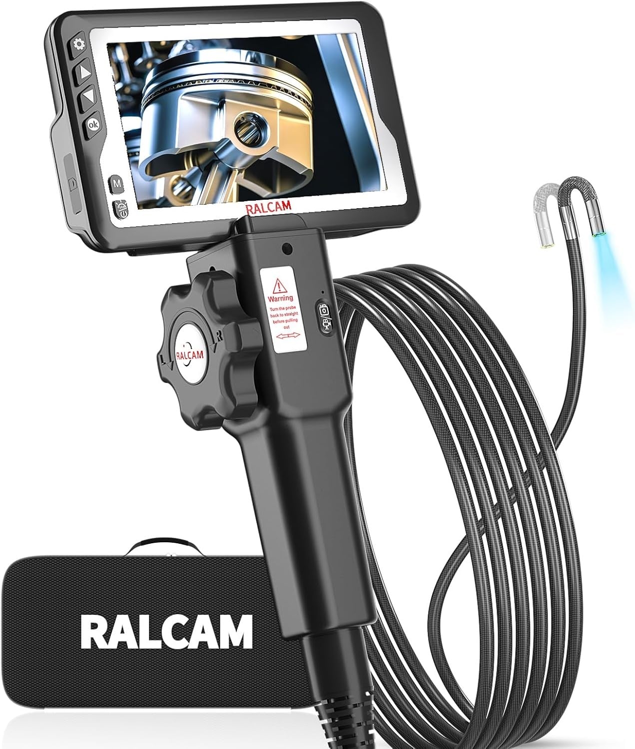 Ralcam Işıklı Endoskop Kamera 5.5mm - 4.5 Inc HD 720p 1m Kablo