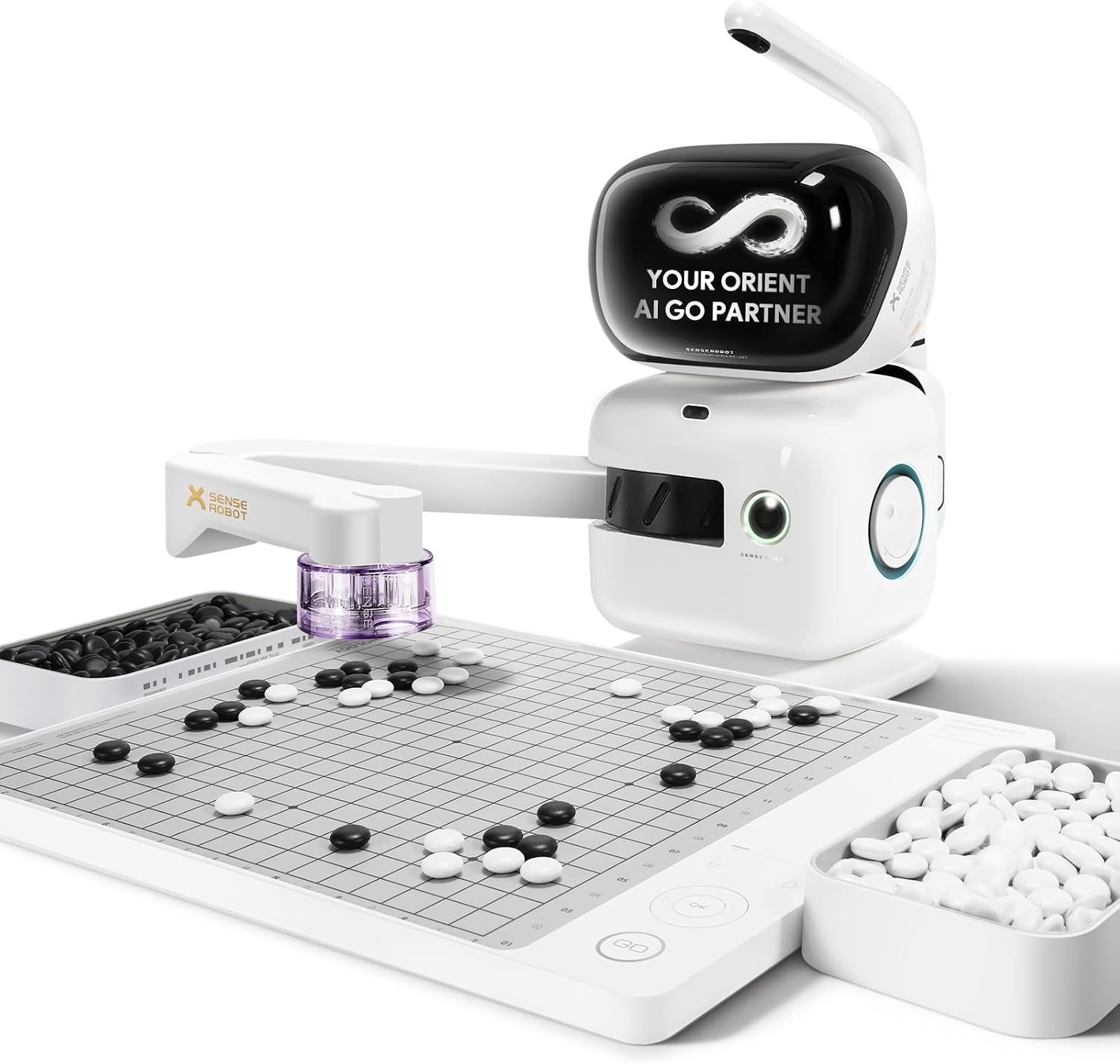 Sense Robot Go Professional – Yapay Zeka Destekli Akıllı Go Tahtası, Robotik Kol