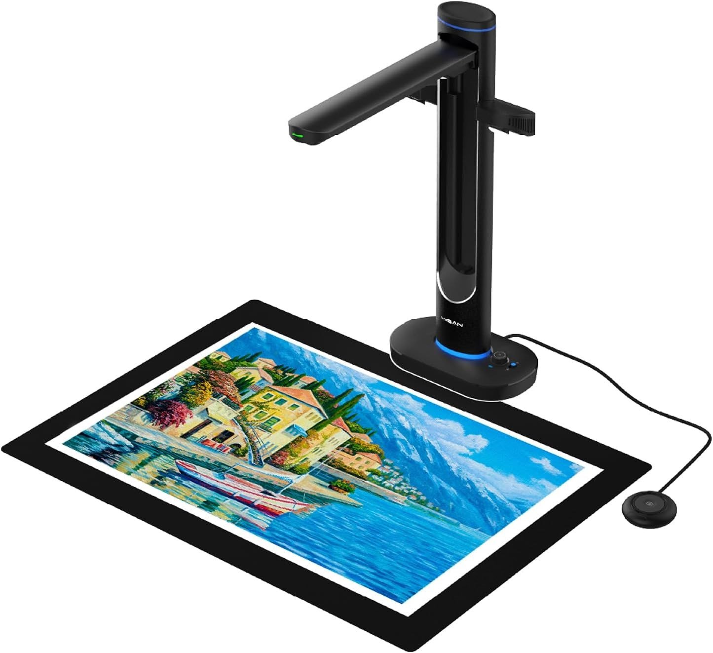VIISAN S48 Duo Tepegöz Kitap Tarayıcı - A2/A3 Büyük Format, Çift 48MP, 600 DPI