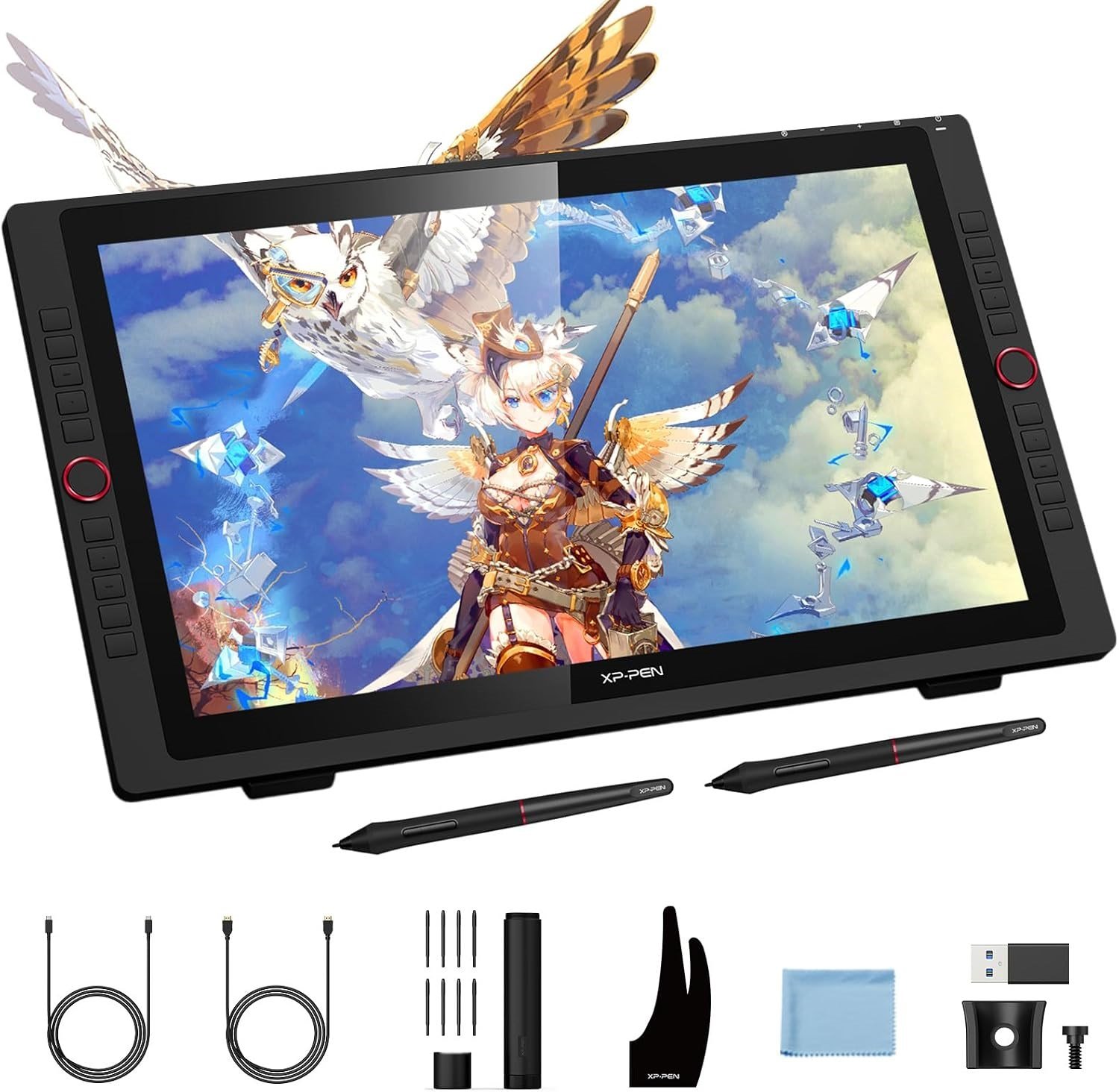 XP-Pen Artist 22R Pro Ekranlı Çizim Tableti %120 sRGB, Pilsiz Kalem