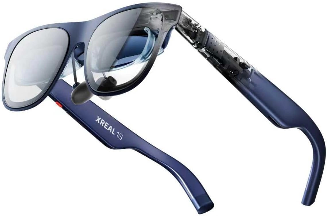 XREAL 1S AR Gözlükleri, 52 Derece Görüşe Sahip, 500 Inc Sanal Ekranlı Akıllı Gözlükler