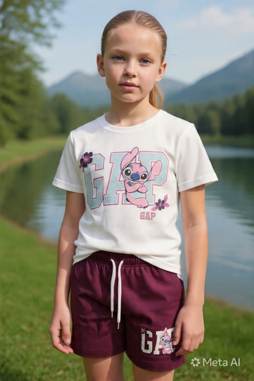 GAP Stitch Tshirt-Şort Takım