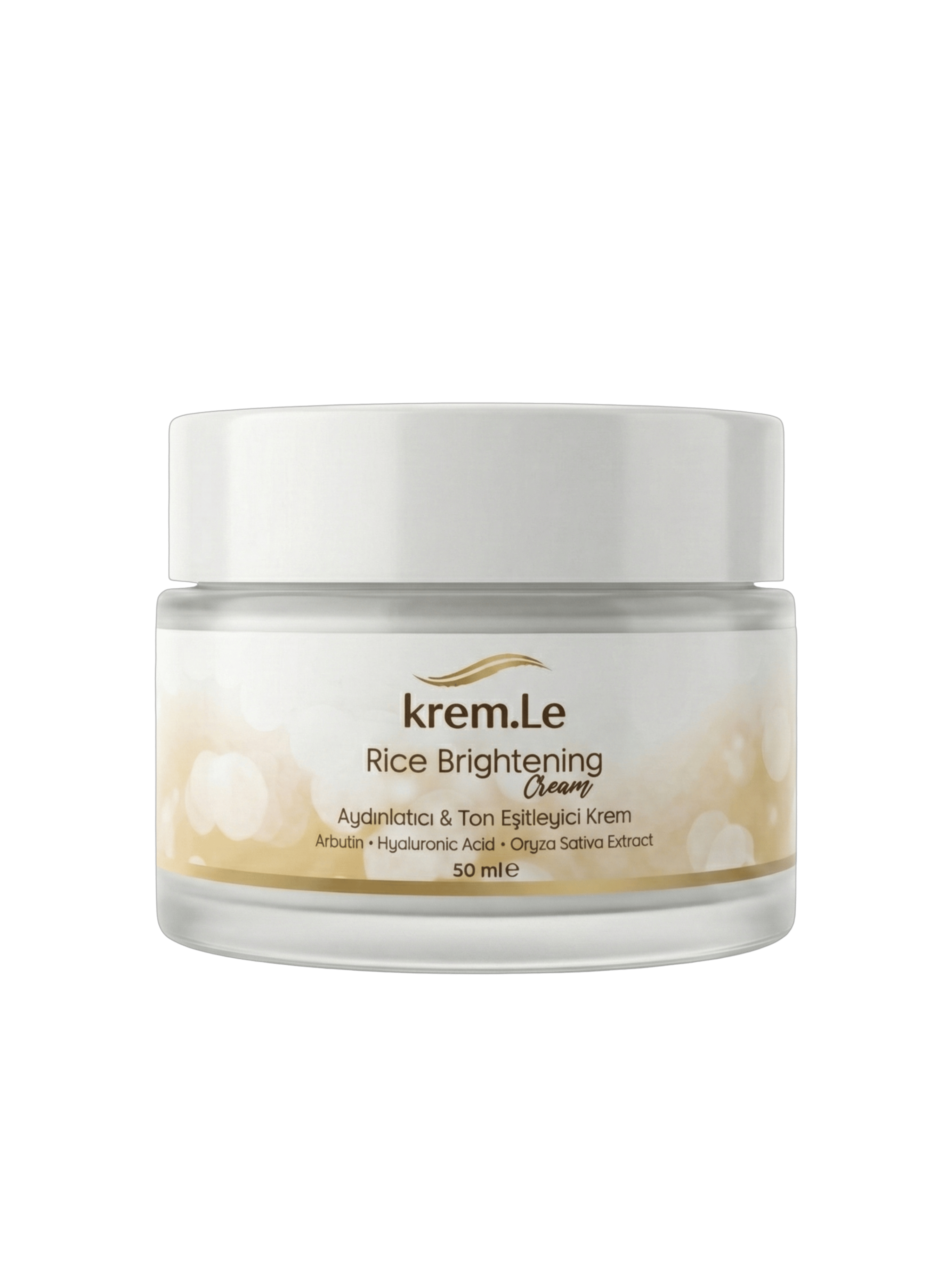 Pirinç Özlü Cilt Beyazlatıcı Aydınlatıcı Ton Eşitleyici Bakım Kremi | Rice Brightening Cream 50ml