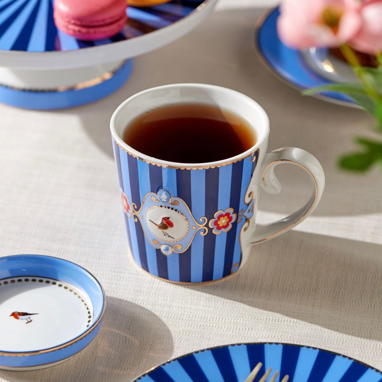 Pip Studio Mavi Porselen Kupa 250 Ml