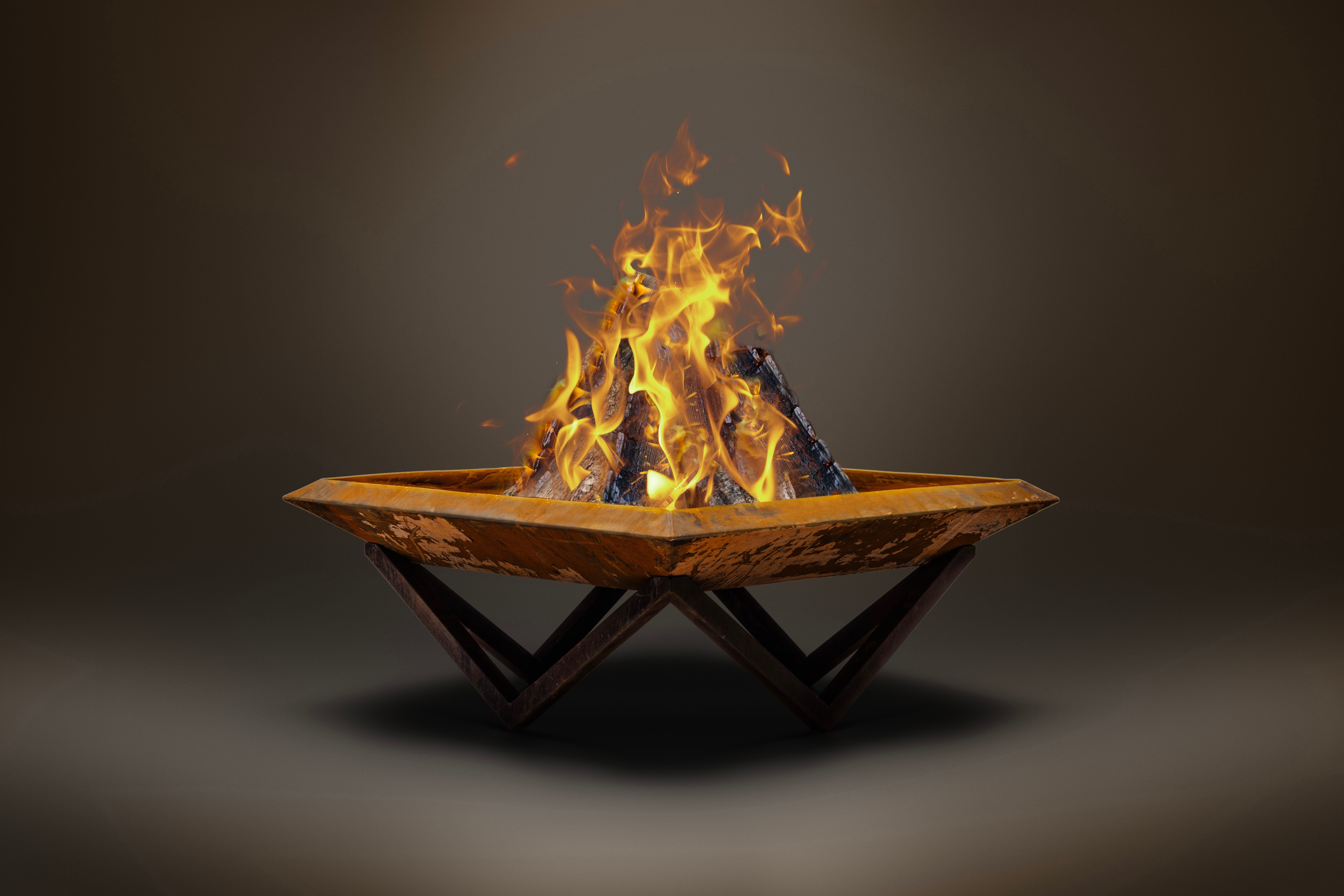 Grillia Firesheet Corten Ateş Çukuru