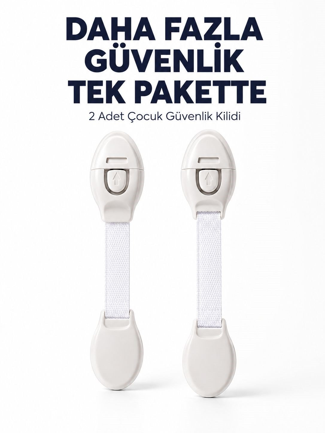 2 Adet Güçlü Yapışkanlı Çocuk Güvenlik Kilidi