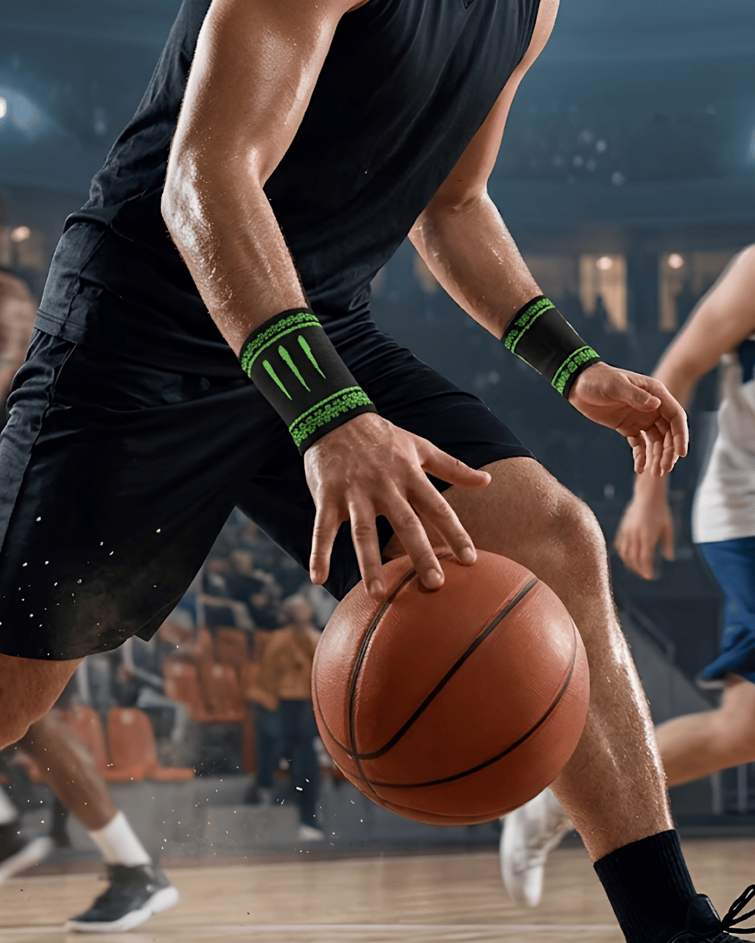 2 Adet Kompresyonlu Bilek Bandı Spor Aktivite ve Günlük Kullanım İçin Rahat
