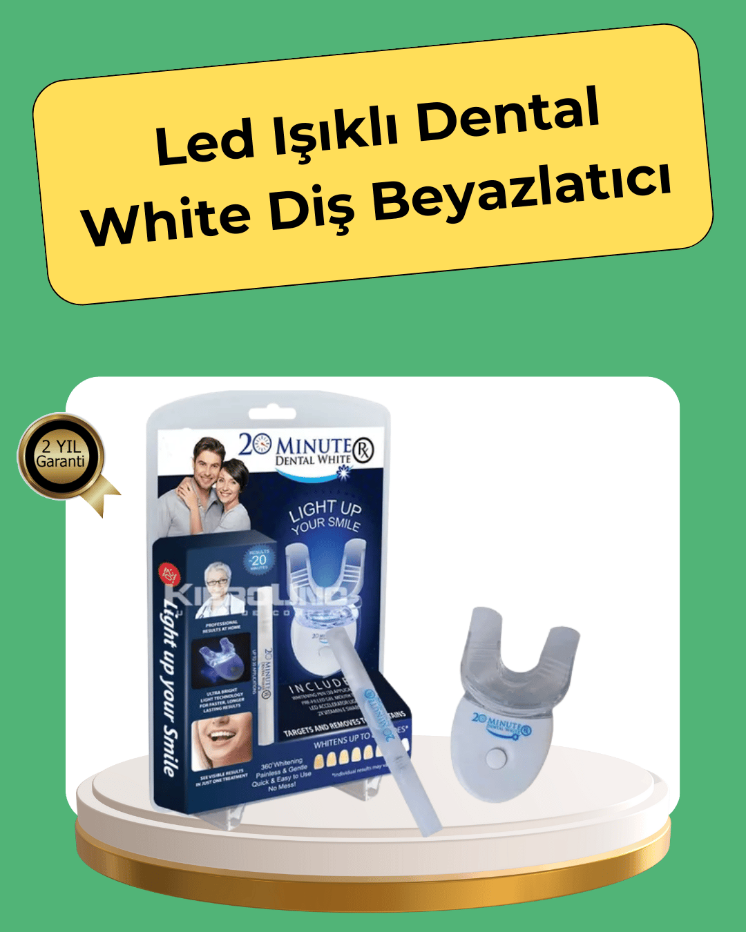 20 Dakikada Hızlı Etkili Diş Beyazlatıcı Cihaz