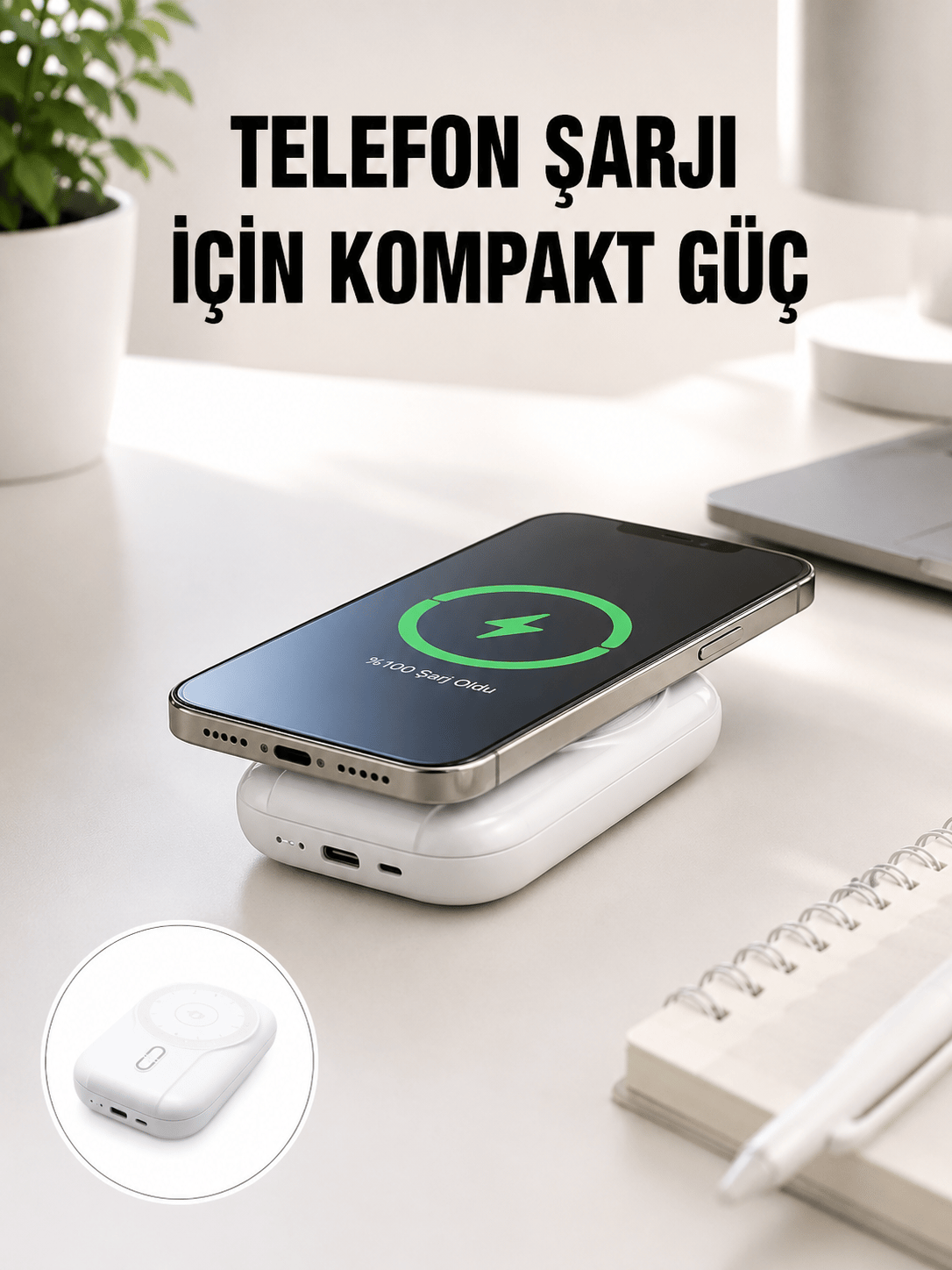 22.5W Süper Hızlı Şarjlı Çok Fonksiyonlu 10000 mAh Powerbank Yeni Nesil