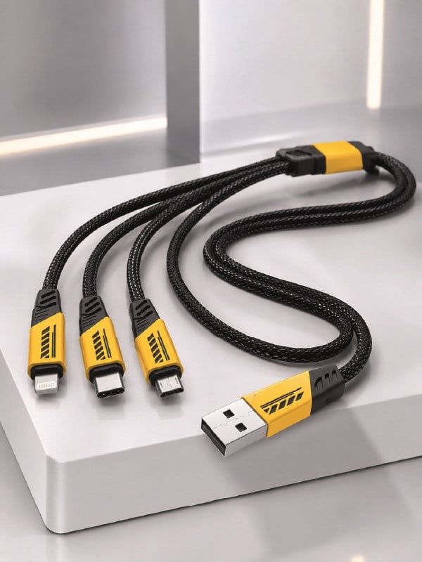 240W 3'Ü 1 ARADA HIZLI ŞARJ KABLOSU