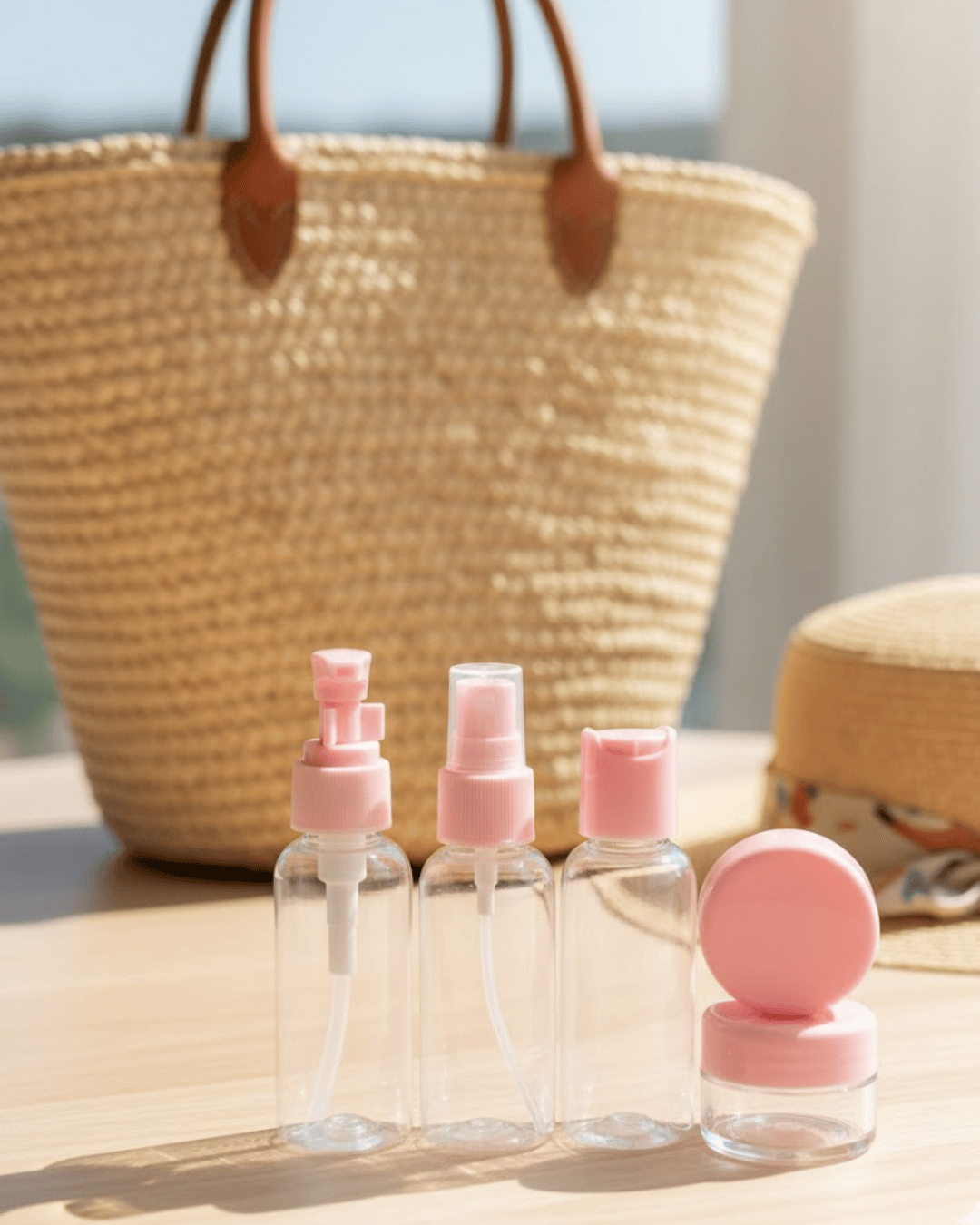 30 ml 5’li Seyahat Banyo Şişe Seti Çantalı