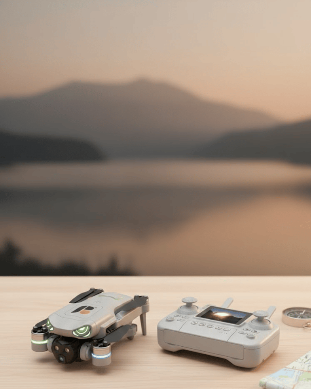 360° Takla ve Çift Kamera Özellikli Hobi Drone