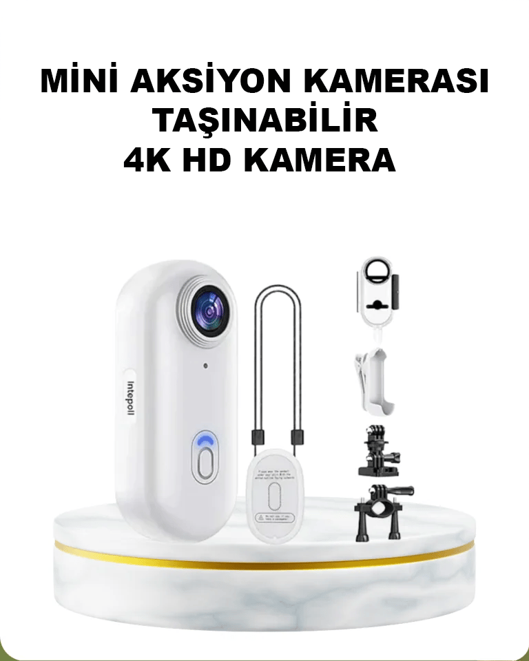 4K WiFi Spor Kamerası Su Geçirmez Mini Aksiyon Kamera
