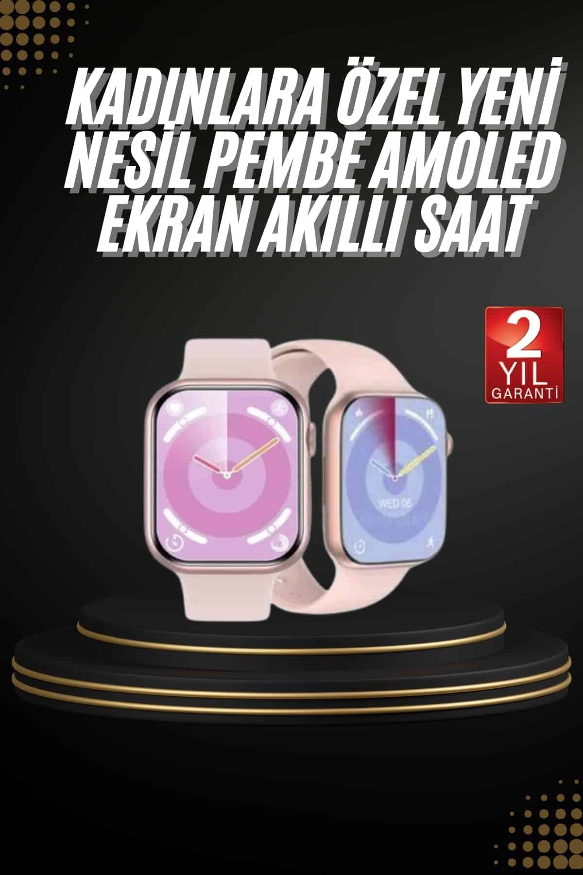 Akıllı Saat Bluetooth Bağlantılı Bluetooth Arama ve Sosyal Medya Bildirim Destekli