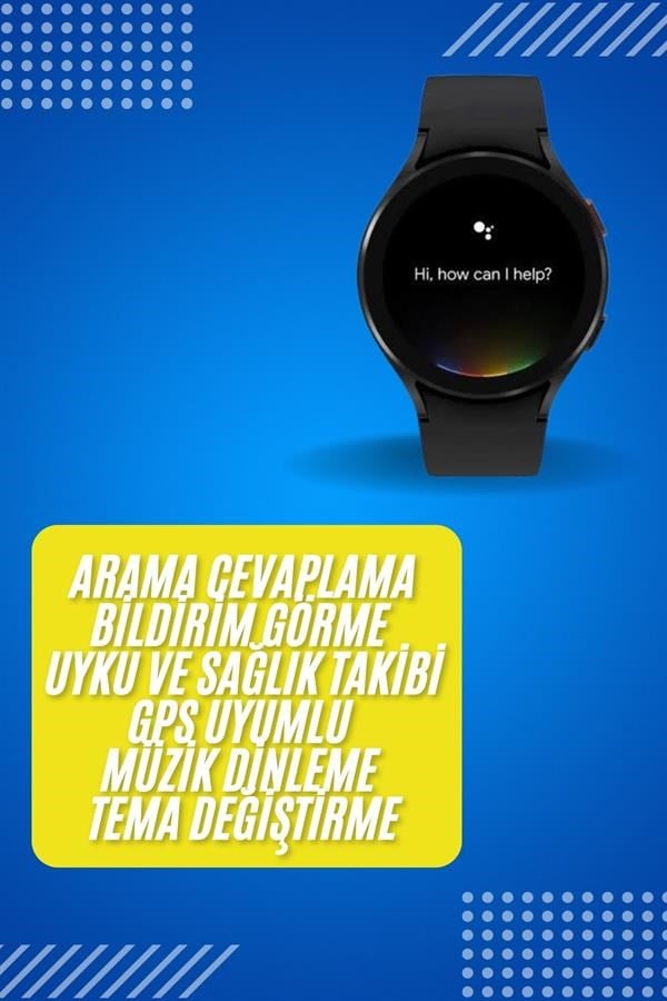 Akıllı Saat Çok Fonksiyonlu Çağrı Cevaplayabilen Bildirim Görme Uzun Pil Ömrü
