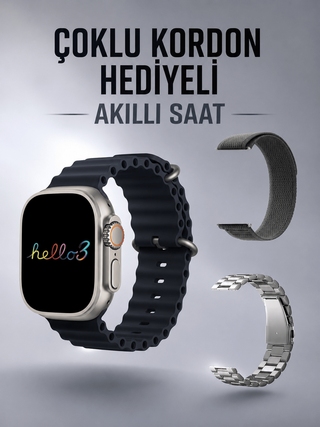 Akıllı Saat Yeni Nesil Bluetooth Bağlantılı Uyku Sağlık Takibi GPS Ve NFC Uyumlu