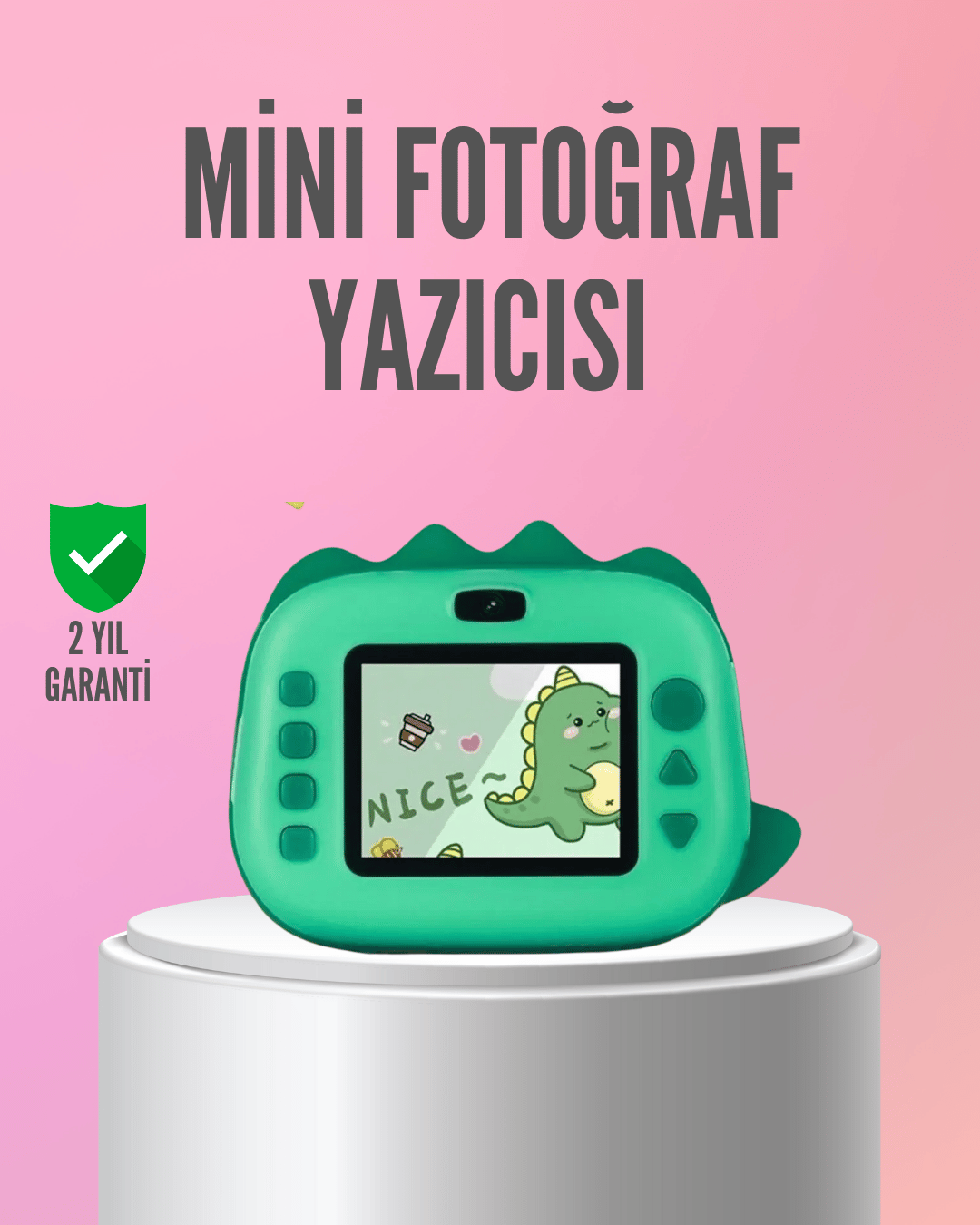 Anında Baskı Özellikli GCH62 Çift Lensli Dijital Kamera