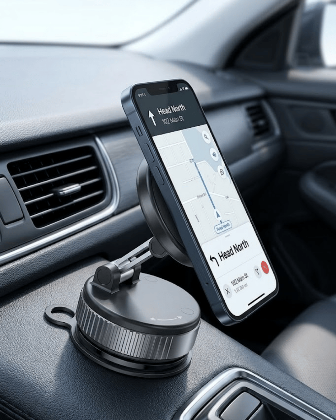 Araç İçi Manyetik Navigasyon Telefon Tutucu Güçlü Mıknatıslı Stand